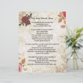 1つのバラが孤独に立つ ヴィンテージ個人ステーショナリー (スタンド正面)