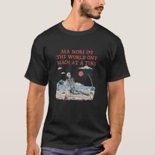 1つのビーチのタイムトリップ海旅行ビーチBum Su Tシャツ