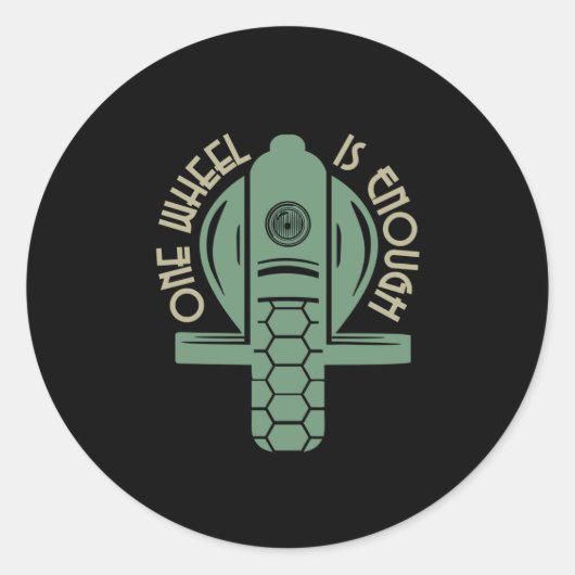 1つのホイールで十分なモノホイールEUC ラウンドシール (正面)