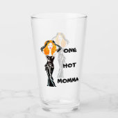 1つのホットママ タンブラーグラス (正面)