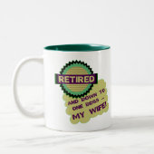 1つのボスに ツートーンマグカップ (左)