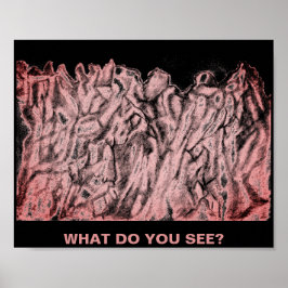 1つのポスター2つの目的のアート&ブレイントレーナー。 ポスター