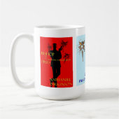 1つのマグのconveneintlyすべての3つの表紙 コーヒーマグカップ (左)