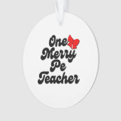 1つのメリー先生 オーナメント (正面)
