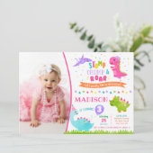 1つのメロンでの誕生日パーティーの招待状 招待状 (スタンド正面)