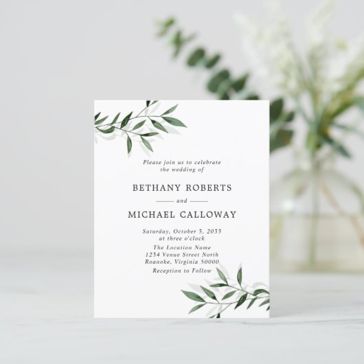 1つのユーカリで予算すべて葉の結婚式 (スタンド正面)