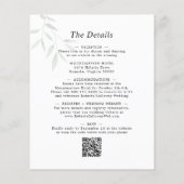 1つのユーカリで予算すべて葉の結婚式 (裏面)