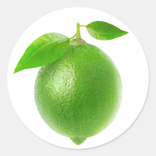 1つのライム離れと ラウンドシール (正面)