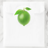 1つのライム離れと ラウンドシール (バッグ)