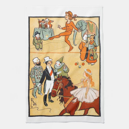 1つのリングのサーカス: 演技主任及び乗組員 キッチンタオル (縦)