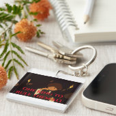 1つのリングや輪ですべての(TM)アクリルキーチェーンを規定 キーホルダー (正面右)