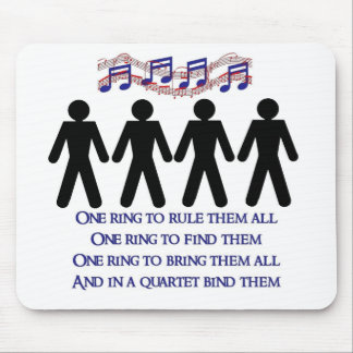 1つのリングや輪 マウスパッド
