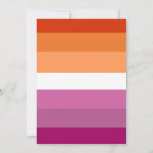 1つのレズビアンの赤ちゃんシャワーよりも可愛い2つのママ 招待状 (裏面)