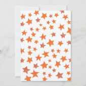 1つの不気味かわいいハロウィンボーイブルー1歳の誕生日 招待状 (裏面)