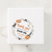 1つの不気味かわいいハロウィーン幽霊1st誕生日デコール フェイバータグ (インサイチュ)