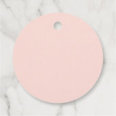 1つの不気味かわいいハロウィーン幽霊1st誕生日デコール フェイバータグ (裏面)