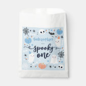 1つの不気味かわいいハロウィーン幽霊1st誕生日デコール フェイバーバッグ (正面)