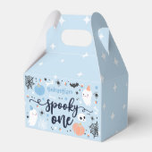 1つの不気味かわいいハロウィーン幽霊1st誕生日デコール フェイバーボックス (裏面サイド)