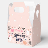 1つの不気味かわいいハロウィーン幽霊1st誕生日デコール フェイバーボックス (オープン)