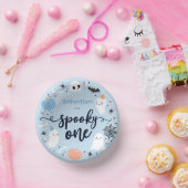 1つの不気味かわいいハロウィーン幽霊1st誕生日デコール ペーパーボウル (パーティー)