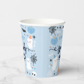 1つの不気味かわいいハロウィーン幽霊1st誕生日デコール 紙コップ (右)