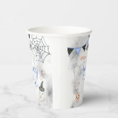 1つの不気味かわいいハロウィーン幽霊1st誕生日パーティー 紙コップ (右)