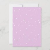 1つの不気味かわいい女の子ハロウィンファースト誕生日 招待状 (裏面)