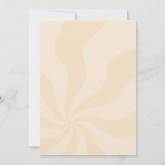 1つの不気味かわいい幽霊ピンクの女の子の最初の誕生日 招待状 (裏面)