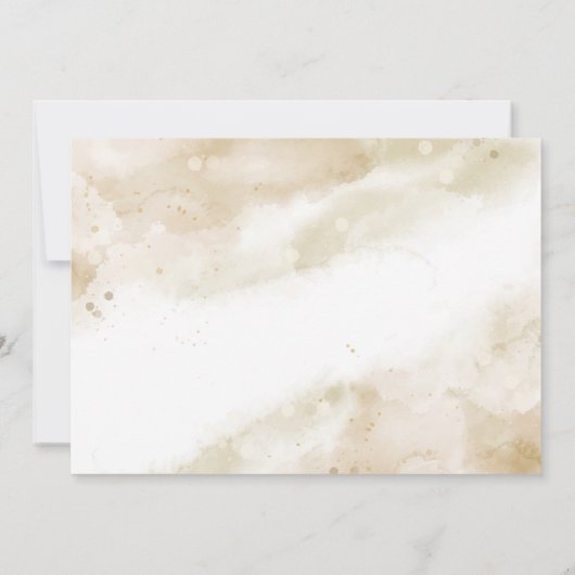 1つの不気味ヴィンテージ幽霊第1の誕生日招待状 招待状 (裏面)