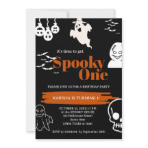 1つの不気味誕生日招待状