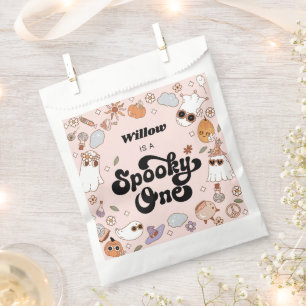 1つの不気味Groovyハロウィーン1番目の誕生日 フェイバーバッグ