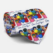 1つの世界、1つの家族の絆 ネクタイ (ロール)