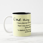 1つの事のマグ ツートーンマグカップ (左)