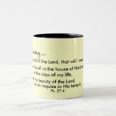 1つの事のマグ ツートーンマグカップ (中央)