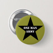 1つの人の軍隊 缶バッジ (正面&裏面)