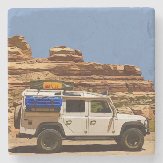 1つの人生。生きろ。 ストーンコースター (正面)