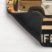 1つの人生。 生きろ。 マウスパッド (コーナー)