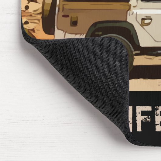 1つの人生。 生きろ。 マウスパッド (コーナー)