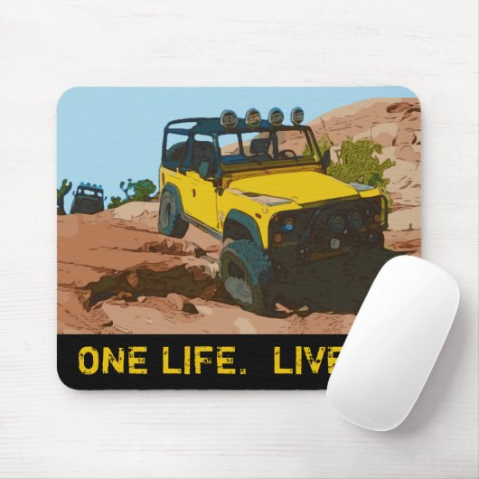 1つの人生。 生きろ。 マウスパッド (マウス)