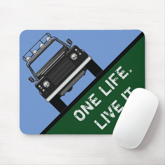 1つの人生。生きろ。 マウスパッド (マウス)