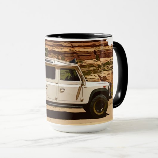 1つの人生。生きろ。 マグカップ (正面右)