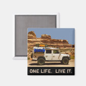 1つの人生。生きろ。 マグネット (正面/裏面)