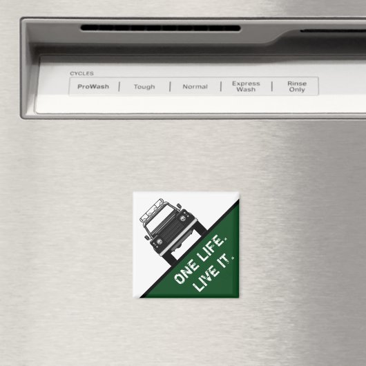 1つの人生。生きろ。 マグネット (インサイチュ (食洗機))