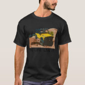 1つの人生。生きろ。 Tシャツ (正面)