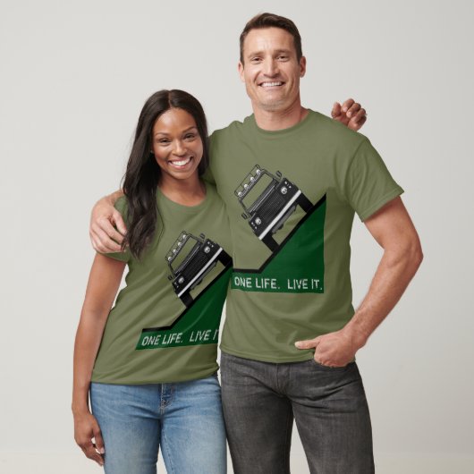 1つの人生。生きろ。 Tシャツ (ユニセックス)