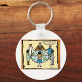 1つの人間性 キーホルダー (正面)