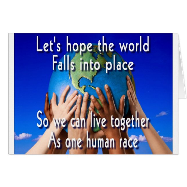 1つの人類 (正面横)