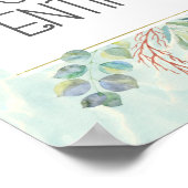 1つの優しい言葉は人を一日中グリーンに変えることができる ポスター (角)