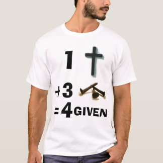 1つの十字 + 3ネイル= 4given tシャツ