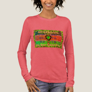 1つの国のすべてのアフリカ。ケニア国旗 トライブレンドTシャツ